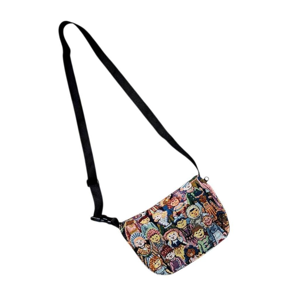 vintage embroidered crossbody bag